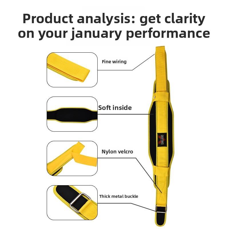 Men's Fitness Waist Belt, Squat Strength Training Universal Sports Belt, Pressurized Deadlift Weightlifting Belt