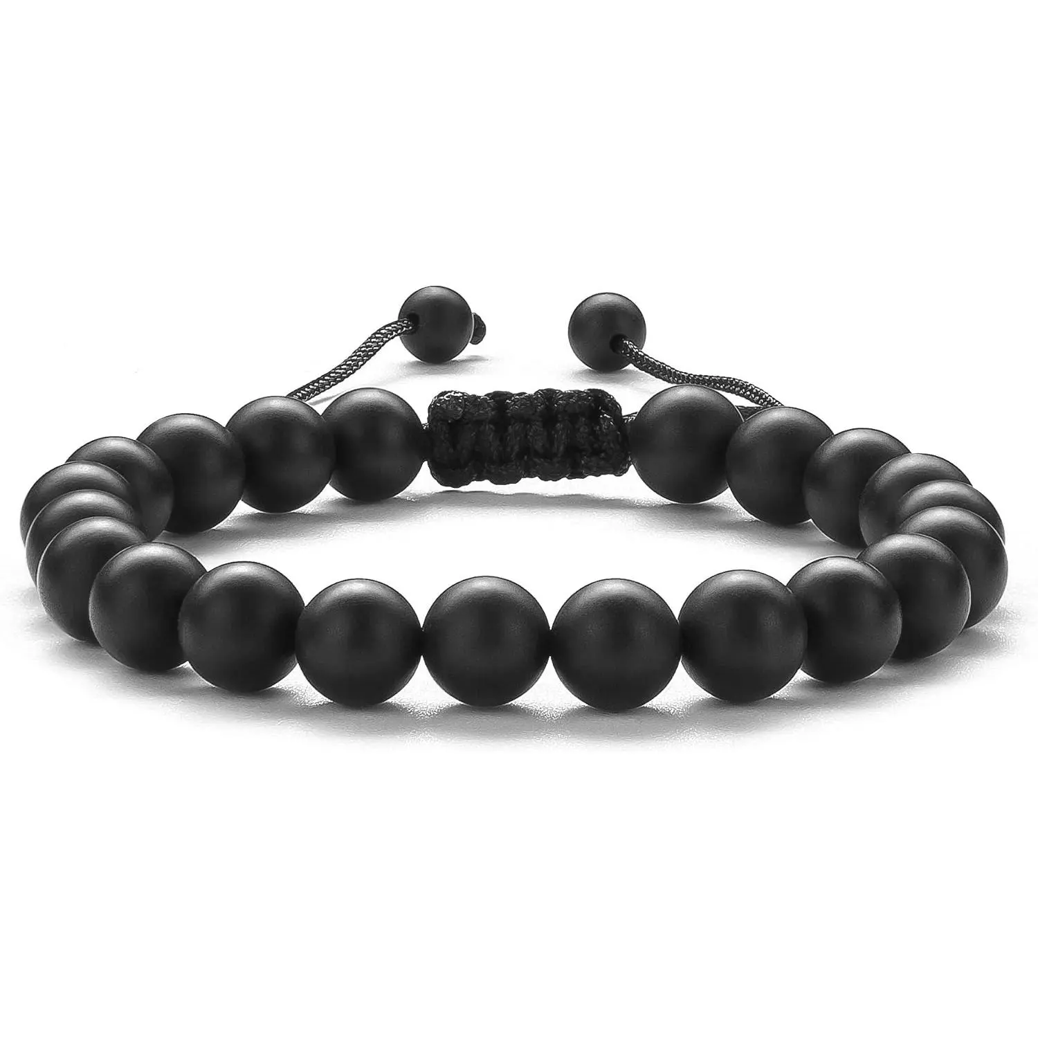 Men Women 8mm Tiger Eye Stone Beads Bracelet Elastic  Stone Yoga Bracelet Bangle