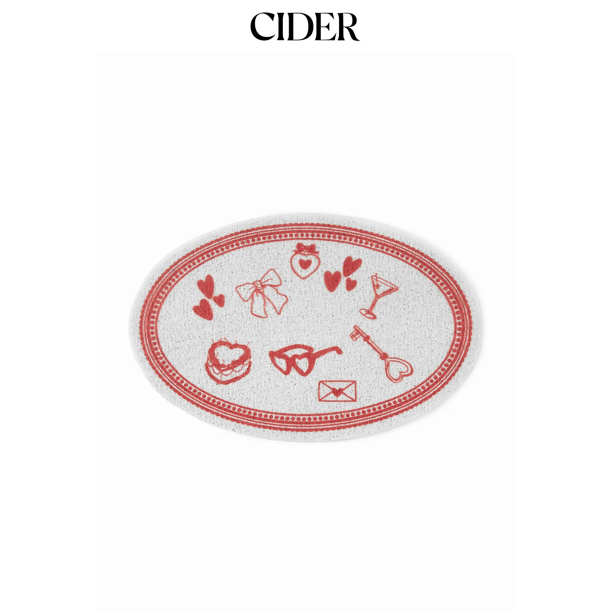 Cider HEART & BOWKNOT  DOOR MAT