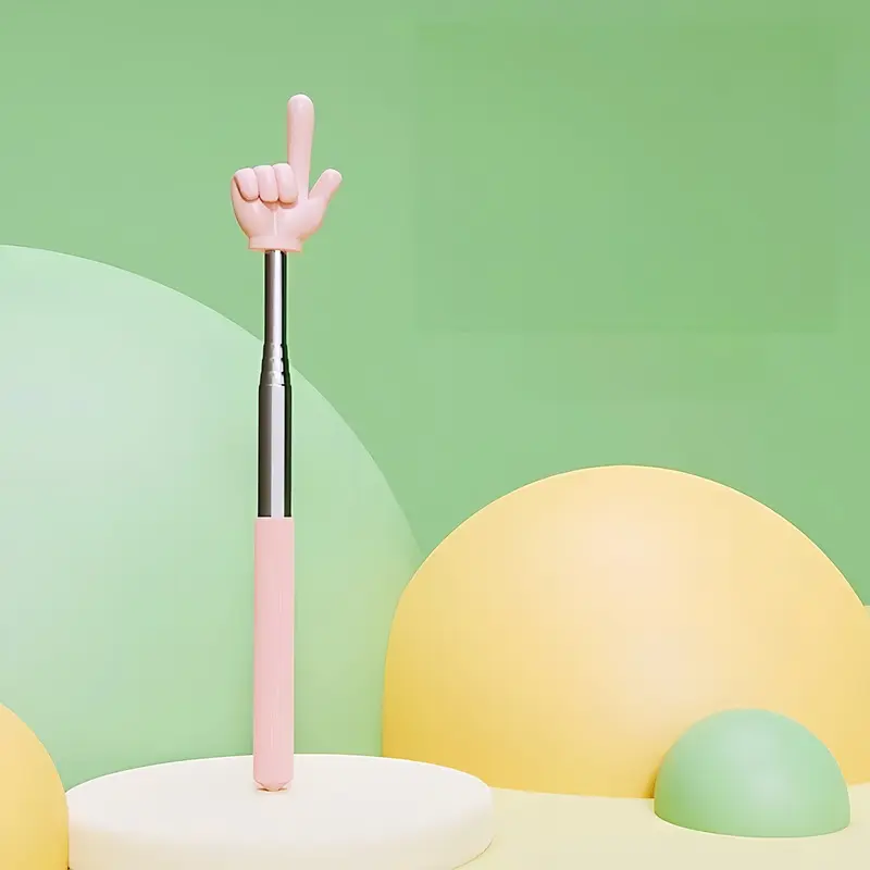 Finger Extensible Pointing Stick, Teaching Pointer, Multiple Colors Available, Reading Aid, Teacher Tool, Parental Learning Helper, Classroom Supplies