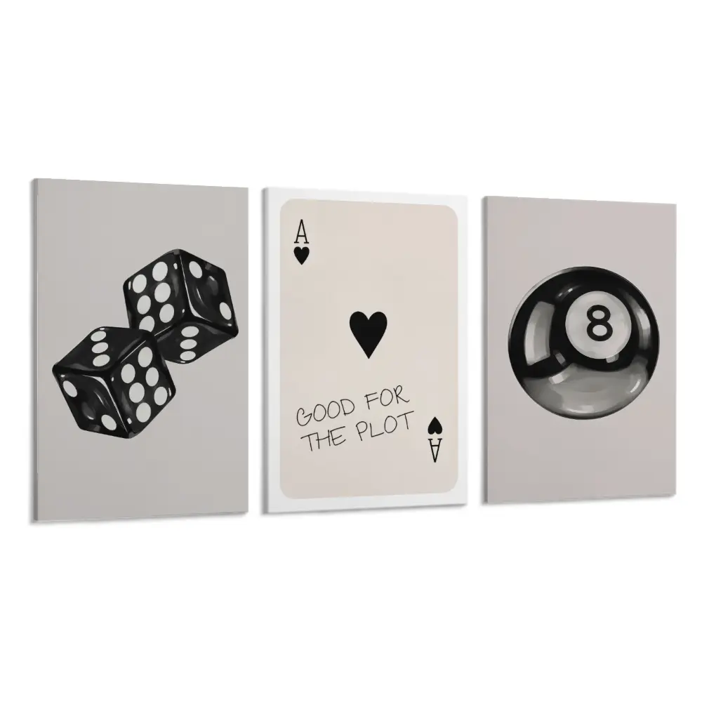 3-Piece Canvas Art Set, Modern Decorative Wall Decor, High-Quality Print, Perfect for Living Room & Hallway, Waterproof Poster, Modern Wall Art, Gallery Wall Decor, Abstract Home Decor, Aesthetic Room Decoration