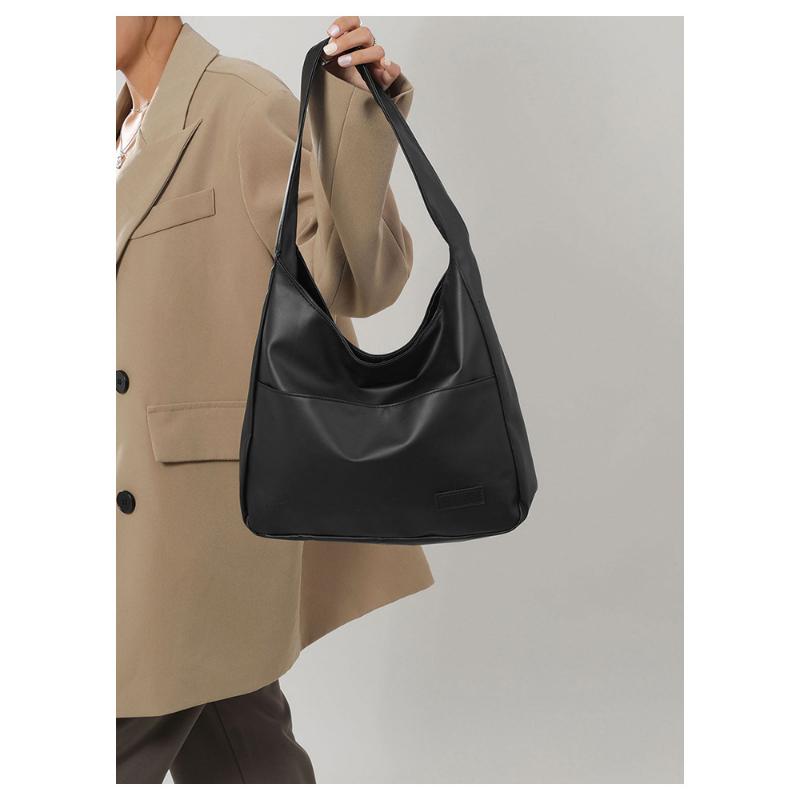 Large Capacity Retro Bag Women's Simple Tote College Student Class Shoulder Casual