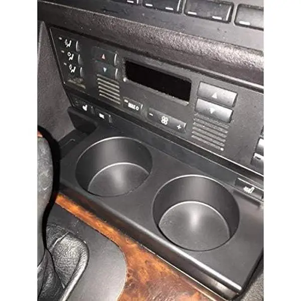 Cup Holder Insert Accessories for  E39 5 Series 528i 525i 530i 540i M5 1997-2003 Coupe Sedan Insight,Center Console Drink Bottle Cup Holder Adapter Replace