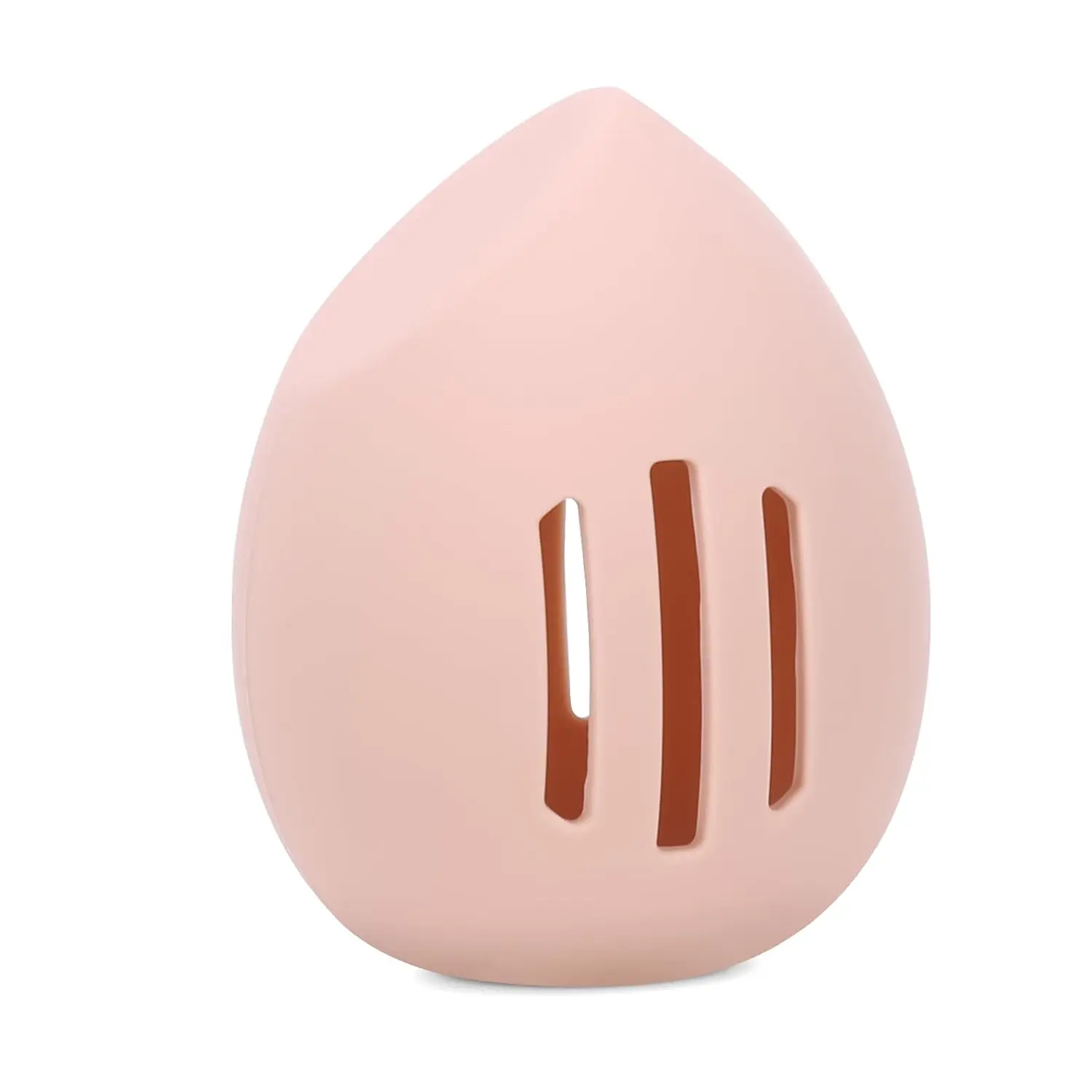 Makeup Sponge Holder,Double-sided 3-line Vented  Egg-shaped Blender Holder for Travel, Fit  Sponges (1pack )