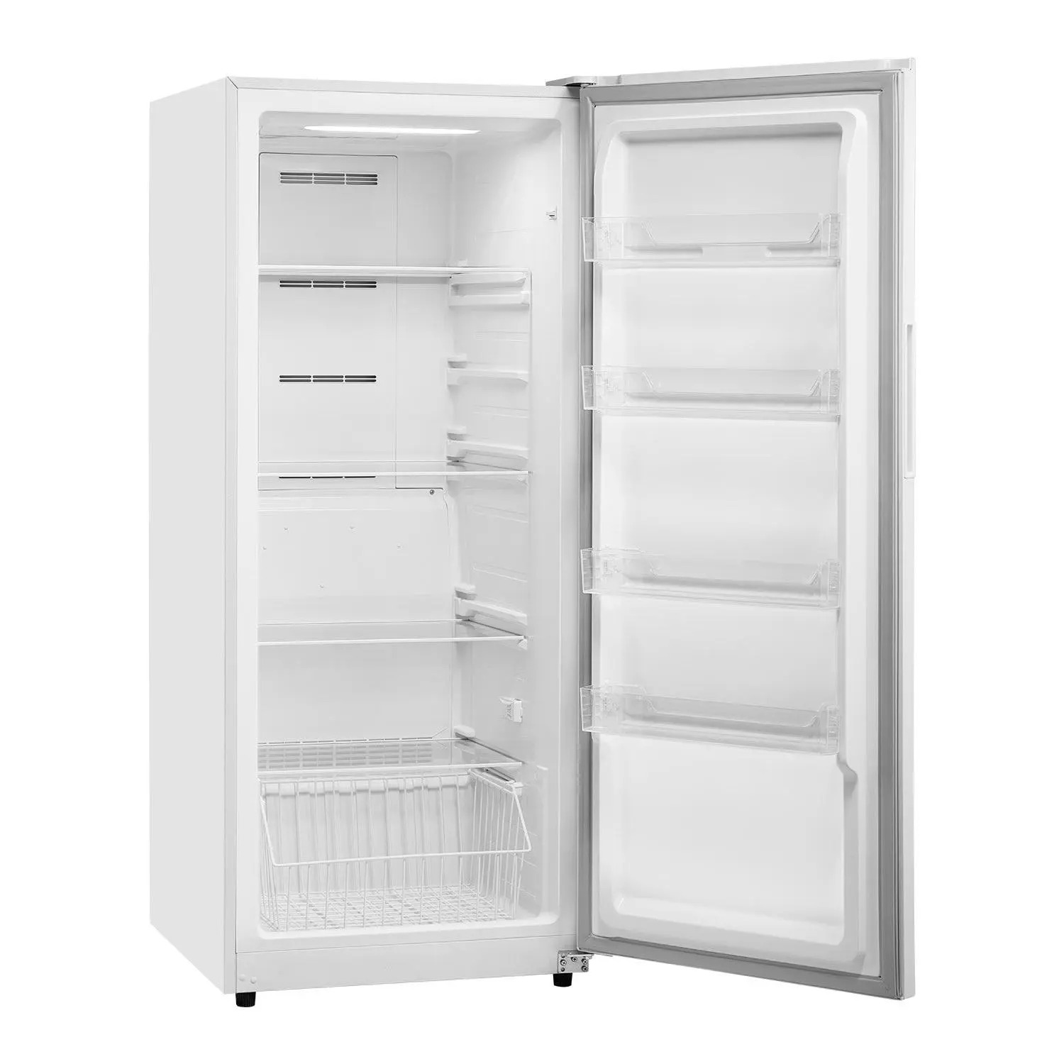 【DealsForYouDays】VEVOR Convertible Freezer/Refrigerator, 17 Cu. Ft Frost Free Upright Freezer with Temp Control Panel, Door Open too Long Alarm, Adjustable Shelves and LED, Standing Fridge for Kitchen, Office, Garage