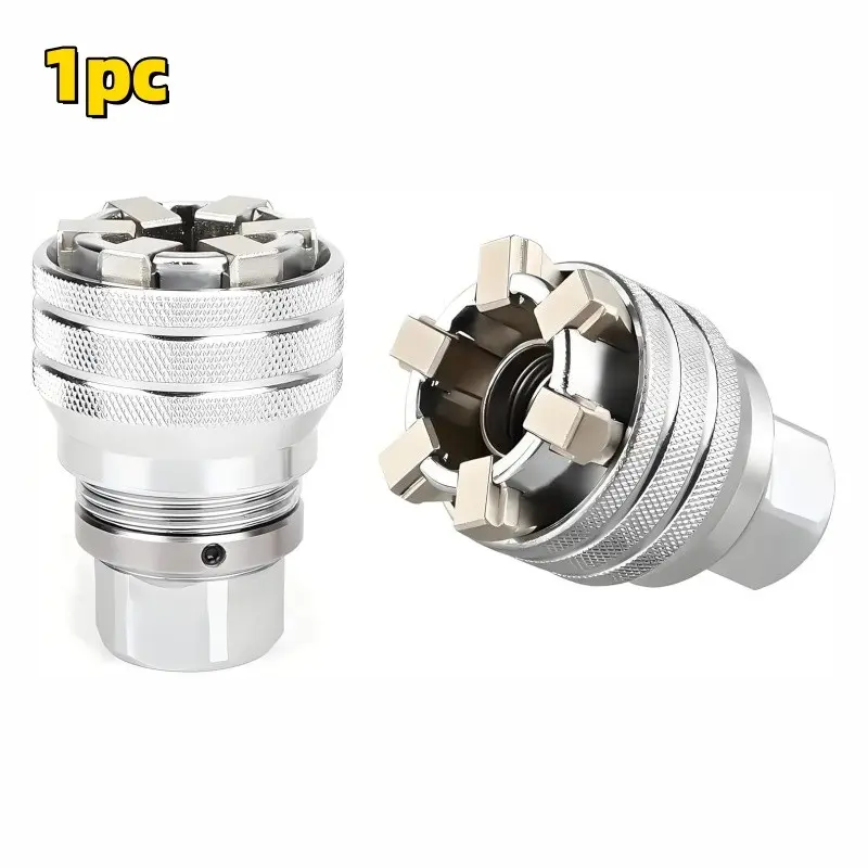 Universal Multi-Function Wrench Socket Adapter, Fits 3/8" Hook Wrench, Adjustable 10-19mm Socket Adapter Tool, Repair Kit, Socket Wrench Set, Wrench Extension