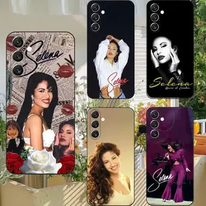 Selena Quintanilla Phone Case For Samsung S25,S24,S21,S22,S23,S26,Ultra,Plus,Fe,5G For iphone 17 16 15 14 13 12 11 17Air Plus Pro Promax Black Cover