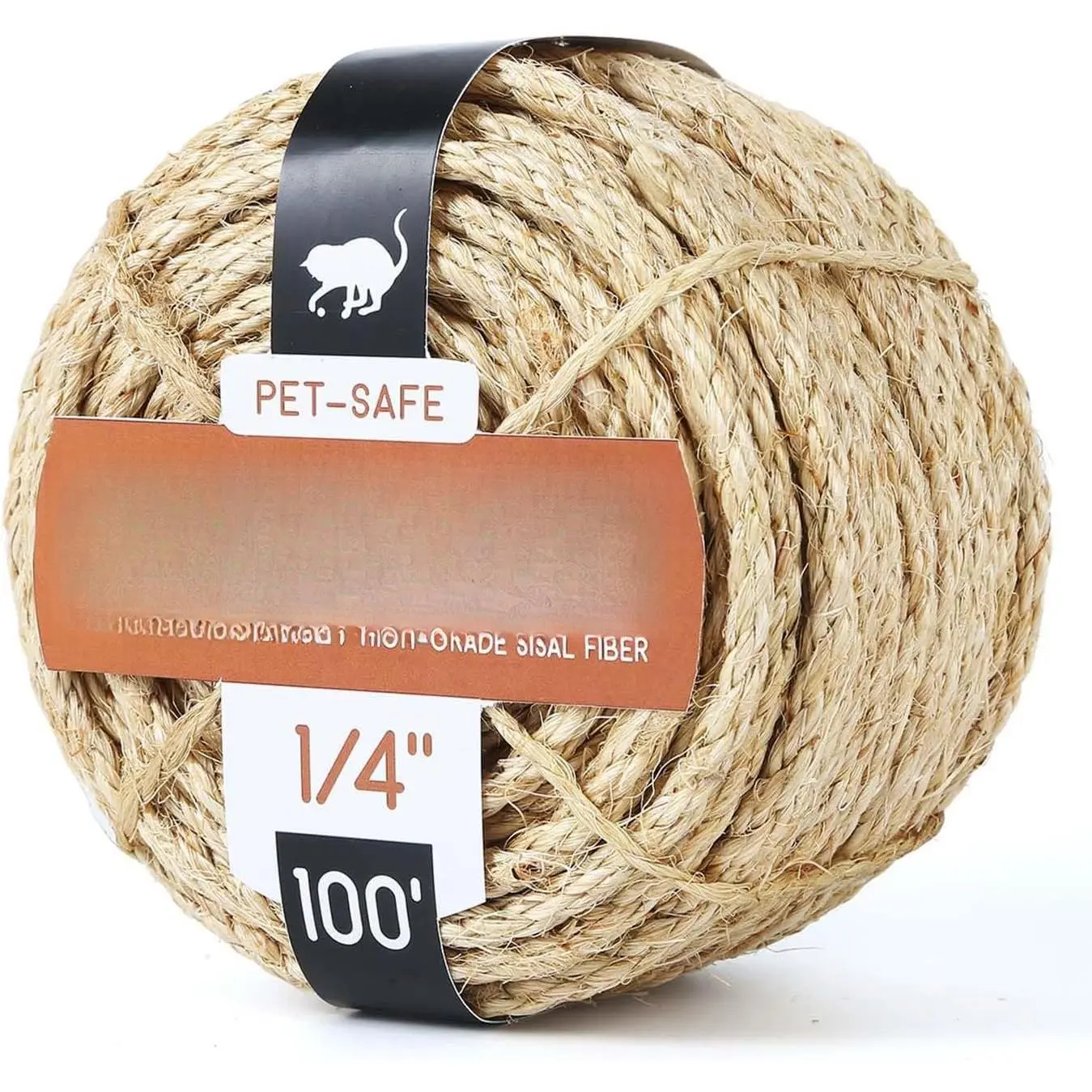 Twisted Sisal  1/4" x 50ft -   Free,  Tree  Twine for   Repair, , and Crafts Gardening  Decorating