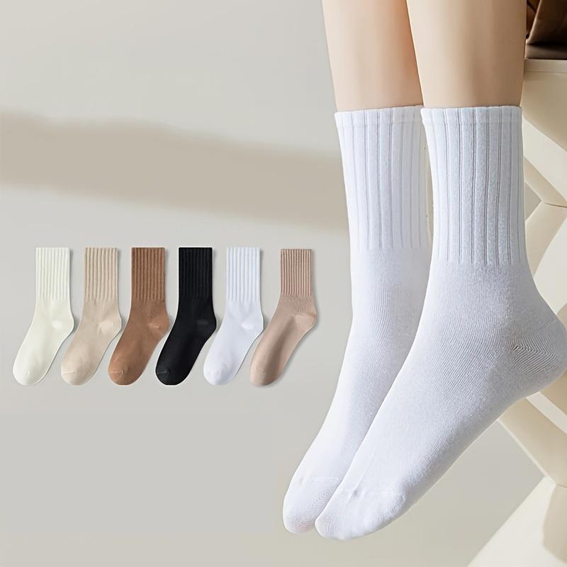 1 Pairs of Simple and Stylish Mixed Color Stockings, Suitable for Family Outings and Essential for Travel  Classic Fashion