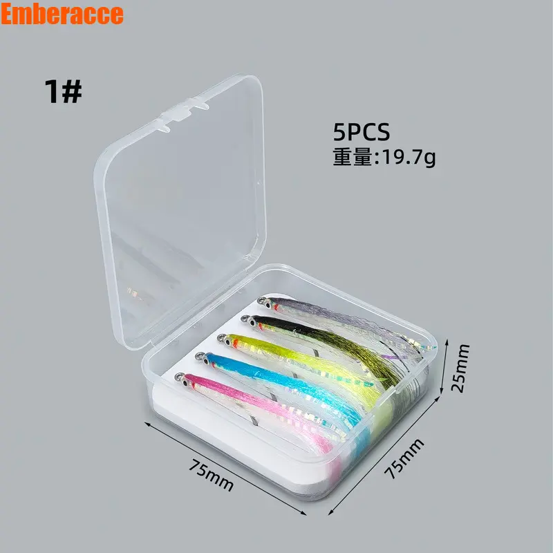 Surf Candy Fly Fishing Lure, Saltwater Baitfish Fly for Striped Bass, Trout & Snook, Realistic Minnow Profile with Flashy Action, Durable Fishing Bait for Surf Casting, Beach, River & Inshore Fishing