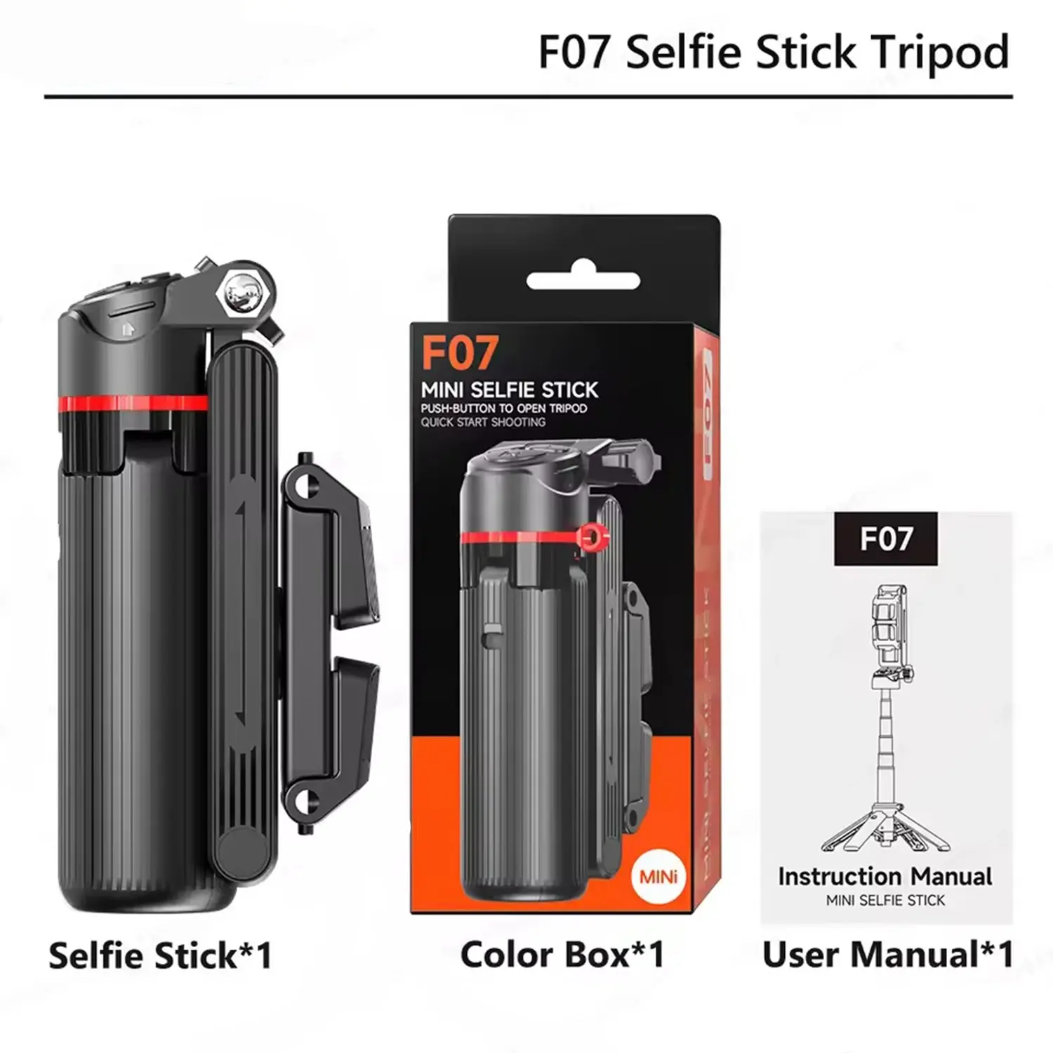 Multifunctional Mini Selfie Stick, Compact Selfie Stand, Portable Phone Grip, Smartphone Tripod, 360 Rotation, Bluetooth-compatible Remote, Ideal for Selfies, Videos, Live Streaming
