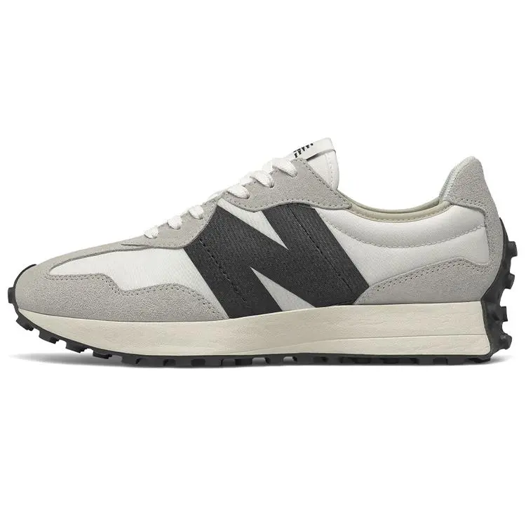 New Balance NB 327 Men's Low-Top Casual Running Shoes for Urban Commuting with Fabric and Synthetic Leather Upper in Gray Black White Trending Shoes, House White Official Shoes to Get / Maison Mihara