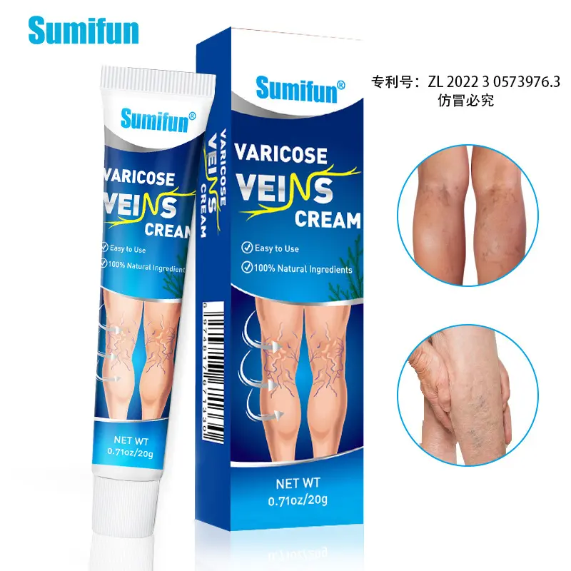Advanced Leg Care Cream for Varicose Veins Support, Plant-Based External Formula to Soothe Tired Legs, Reduce Spider Vein Appearance, Improve Skin Elasticity & Comfort, Lightweight Fast-Absorbing Daily Body Care Solution