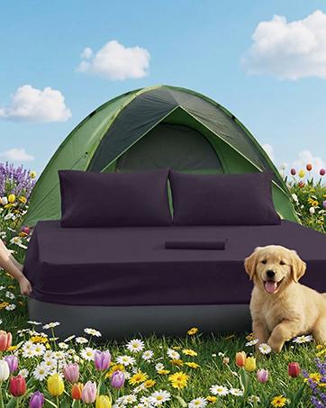 All Season Comforter and Year Round Medium Weight Super Soft Down Alternative Reversible 3-Piece Comforter Set, Full/Queen, Orange/Chocolate