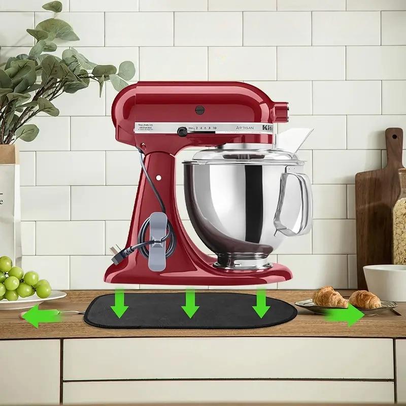 Sliding Mat for Kitchen Mixer, Non-slip, Durable Kitchen Appliance Slider Mat for Kitchen Aid 4.5-5 Qt Tilt-head Stand Mixer, Kitchen Accessories