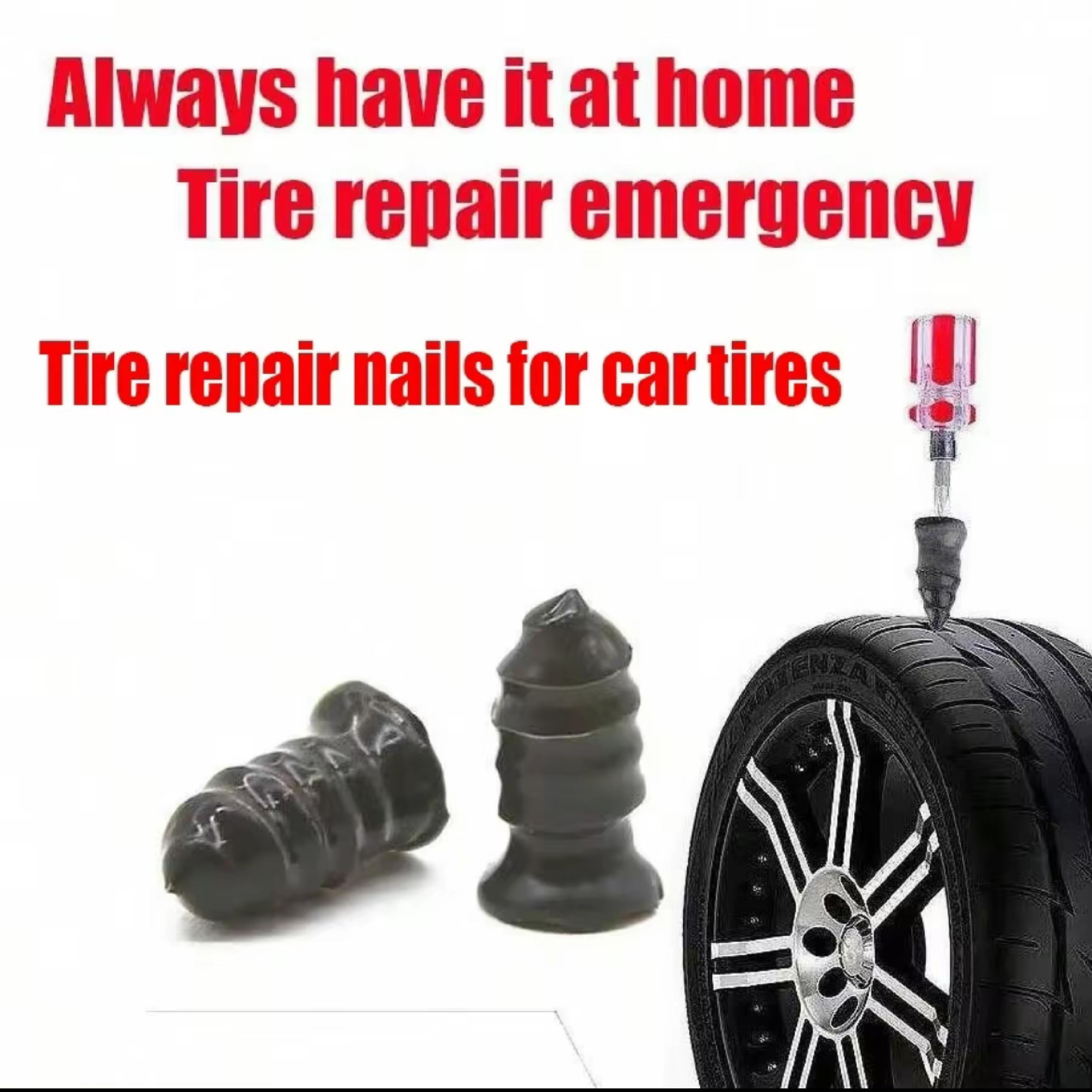 31-Piece Emergency Tire Repair Kit For Motorcycle & Electric Vehicle Vacuum Tires – Quick Fix with Glue Nails