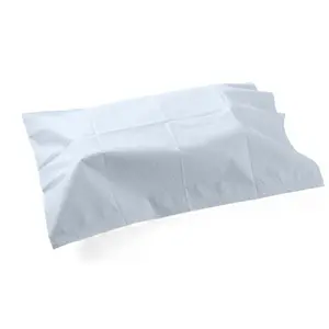 703 Disposable Pillowcases, Blue, 21” Wide x 30” Long (Pack of 100) ― Single-Use Pillowcases ― Tissue with Poly Back to Help Prevent Leak-Through ― Pebble Embossed ― Medical Supplies