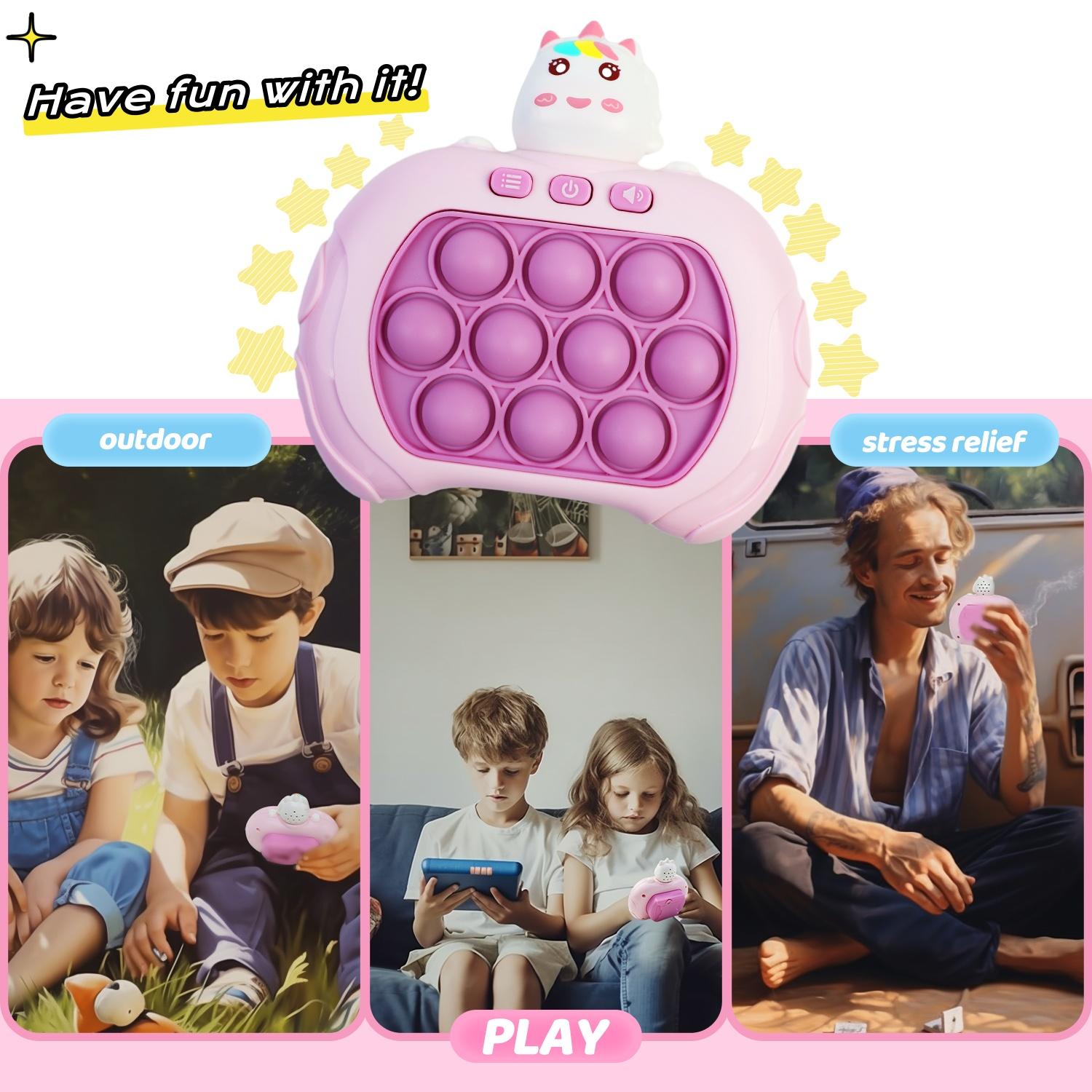 Cartoon Animal Design Push Pop Bubble Sensory Toy, 1 Count Whack a Mole Game, Stress Relief Toy for Kid, Decompression Squeeze Stress Relief Fidget