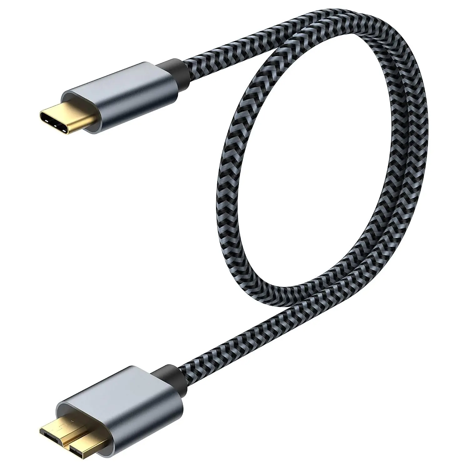 10Gbps  B to USB C Hard Drive  1.5FT, USB 3.1 USB C to  B,  External Hard Drive USB C  for  16/15 Series, MacBook Pro/Air, iPad,   Westgate