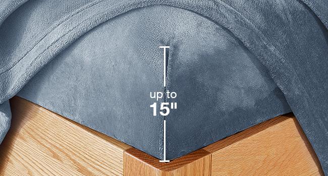 Fleece Sheets Twin Size, Flannel Like Soft, Fuzzy Warm Plush Sheets, Velvet Microfleece Bedding for Winter, Baby Blue