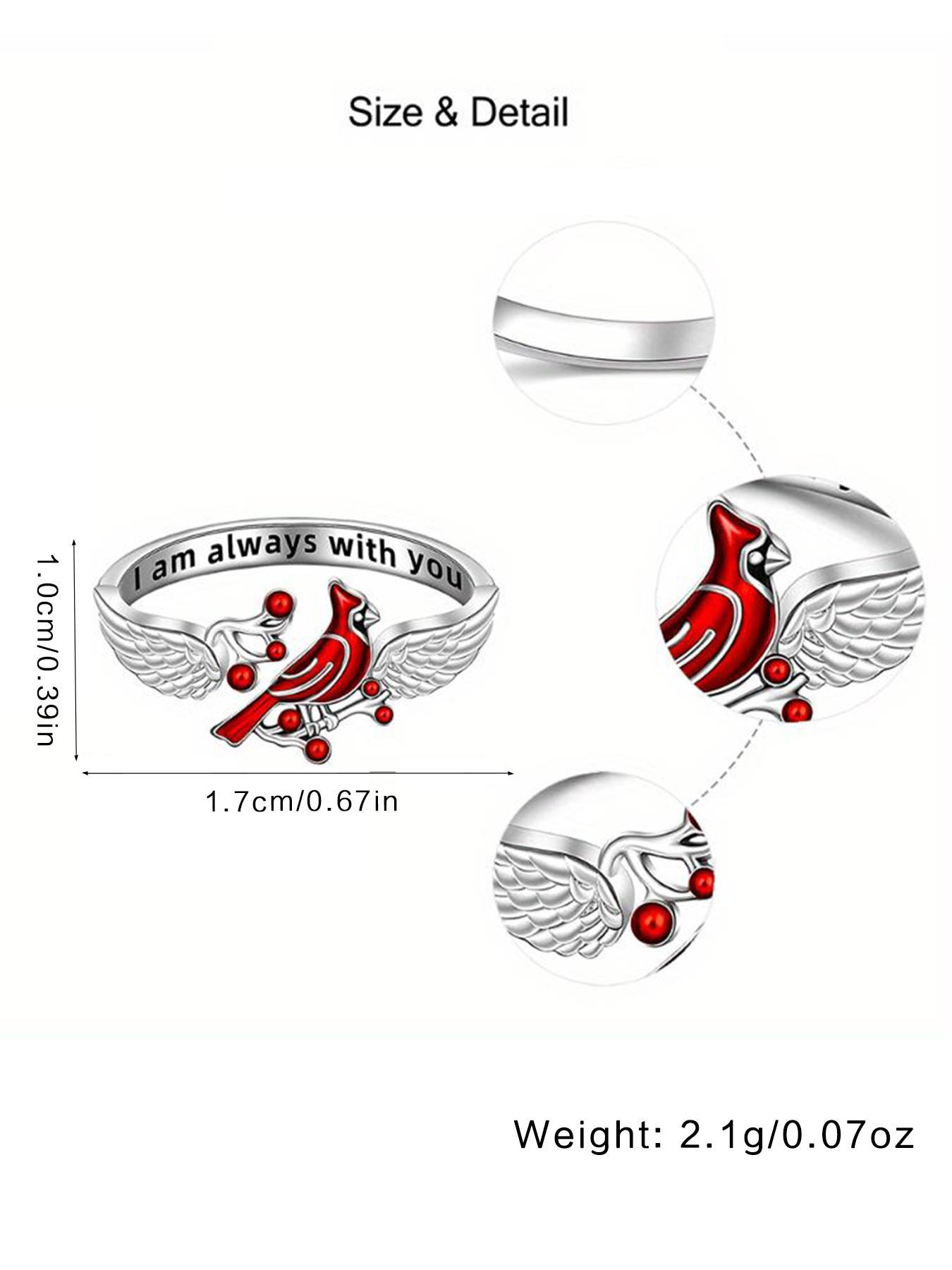 S925 Sterling Silver Bird Design Cuff Ring, Adjustable Ring for Women & Girls, Fashion Jewelry for Party, Daily Decor, Trendy All-match & Exquisite Jewelry for Birthday Gift