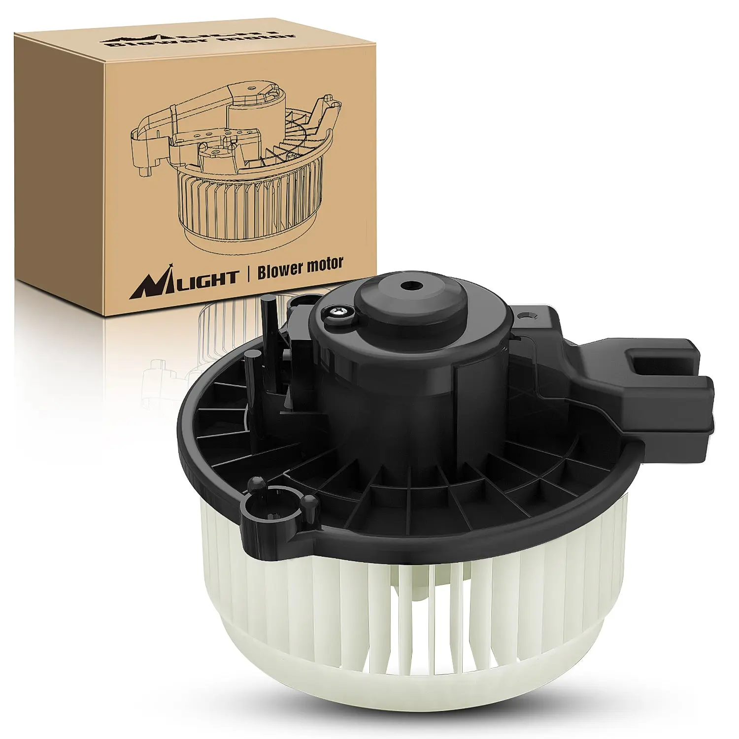 Nilight HVAC Heater Blower Motor Fan Fit for Honda FIT 2009 2010 2011 2012 2013 2014, AC Heated Fan Blower Motor Replaces 700247 615-50209 79310TF0G01 79310-TF0-G01