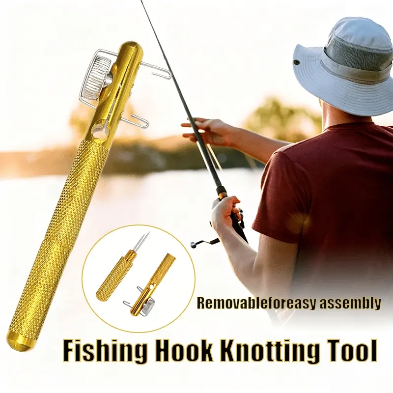 Carp Fishing Hook Tool Set – Knotting Device & Decoupling Remover, Loop Making Accessory for Tie Hook, Outdoor Fishing Accessories