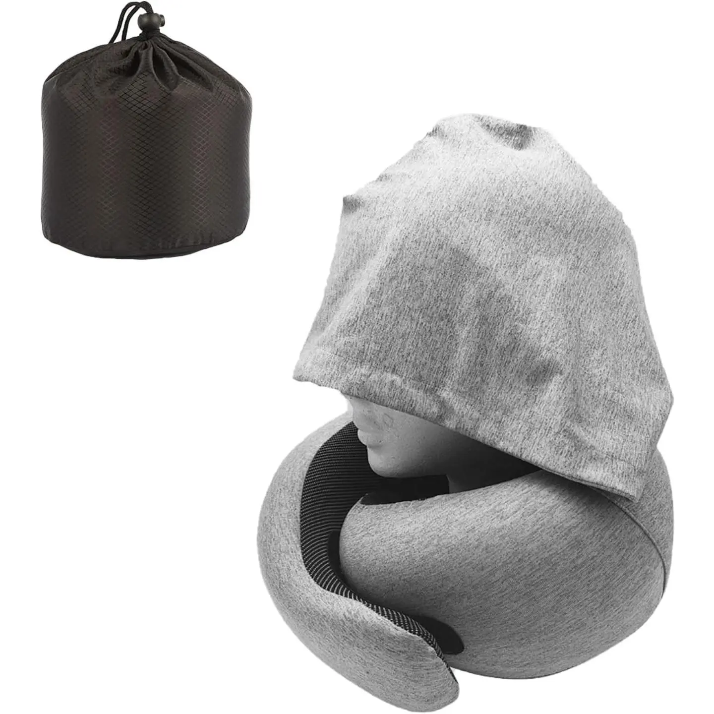 Travel Neck Pillow for Airplanes, Memory Foam Pillow for Neck Support, Turtle Pillow for Adult Traveling Sleeping Flight Pillow Cool