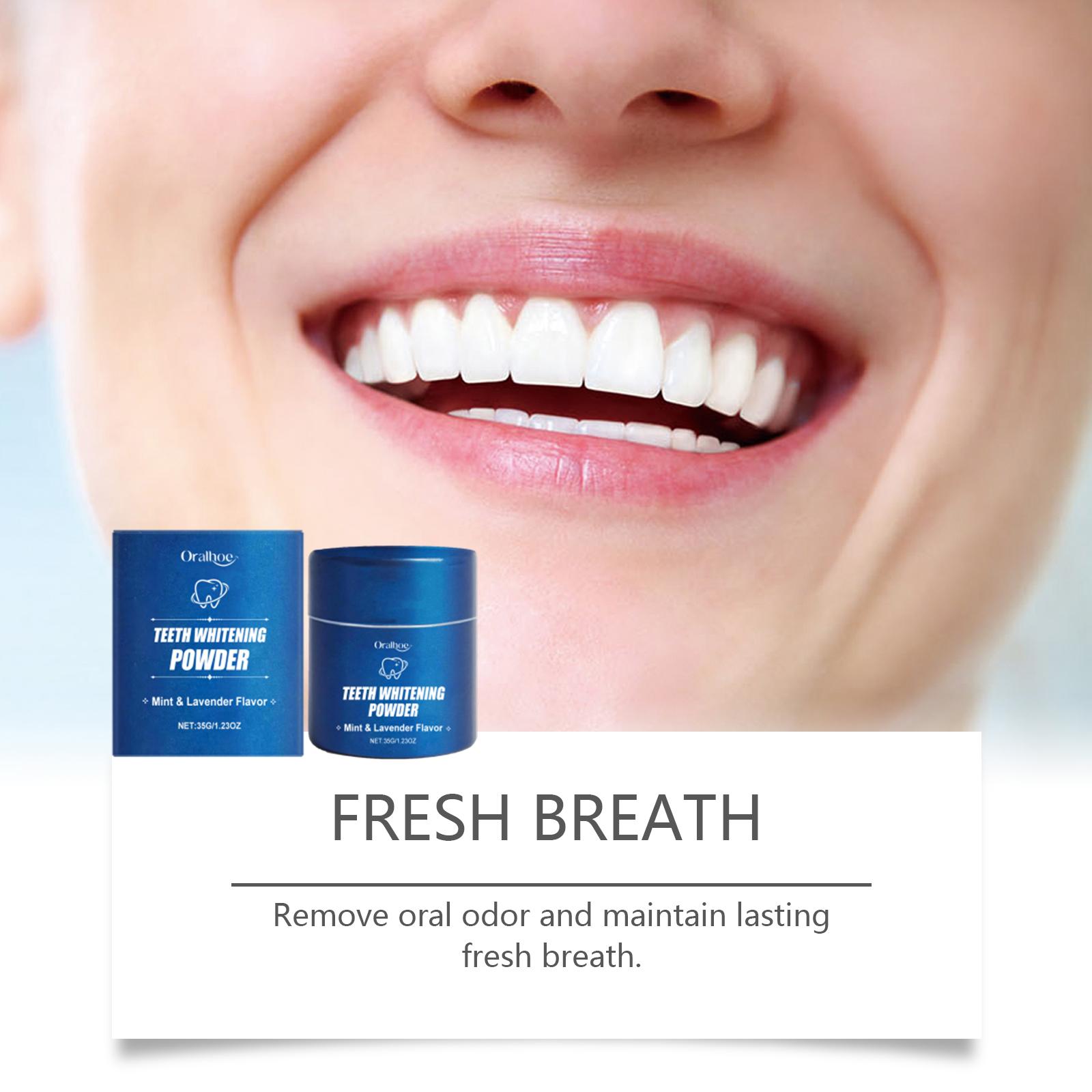 Natural Tooth Powder, Gentle Care, Cleans Teeth, Daily Oral Hygiene, Fresh Breath, Dental Care Powder, Safe and Effective Cleaning