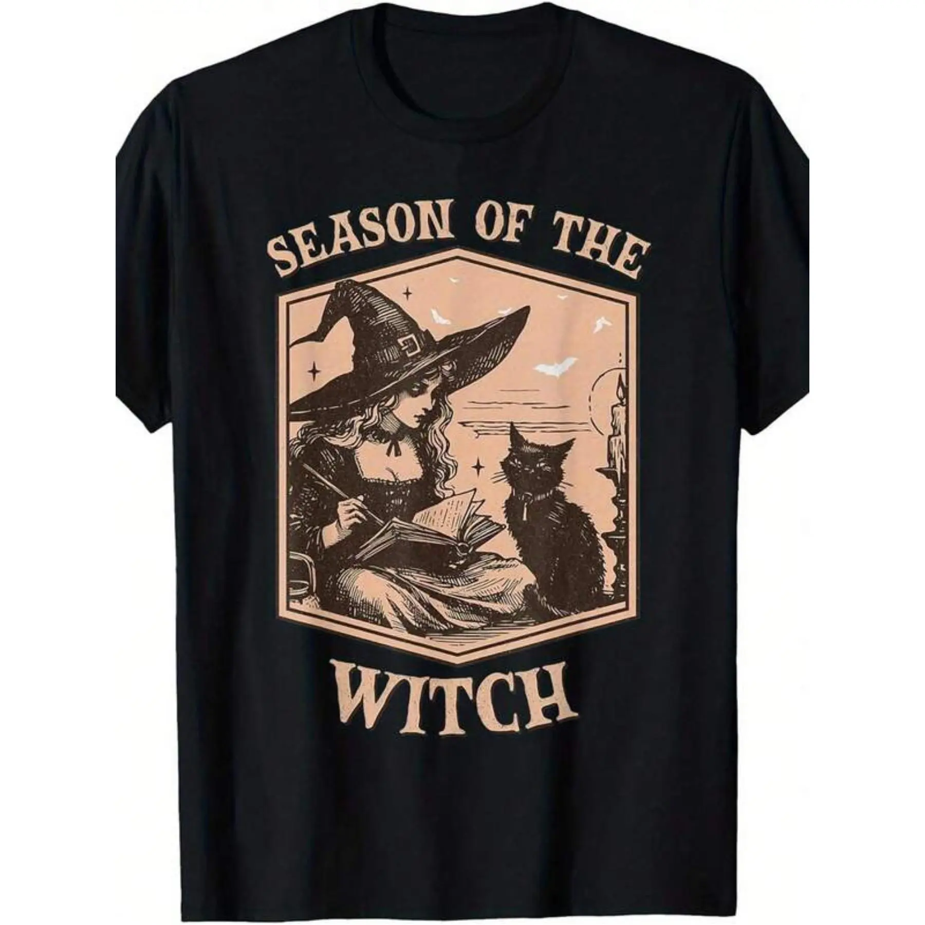 Vintage Salem Witch Trials T-Shirt - 1692 Salem Witches Graphic Tee, Soft Crew Neck Short Sleeve Shirt Suitable for Halloween Costume Parties, Casual Retro Apparel for Book Club Events & Witch Outfits