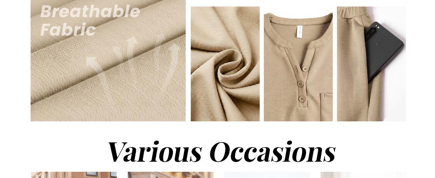 Women's 2 Piece Pant Sets Casual Travel Outfits Summer Cap Sleeve Top Wide Leg Crop Pants Matching Set