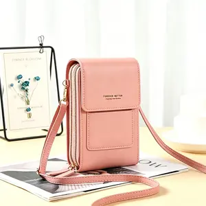 Women's Touchscreen Phone Crossbody Bag, 2026 New Fashion Summer Phone Pouch, Adjustable Strap, Lightweight Mini Backpack, Outdoor Leisure