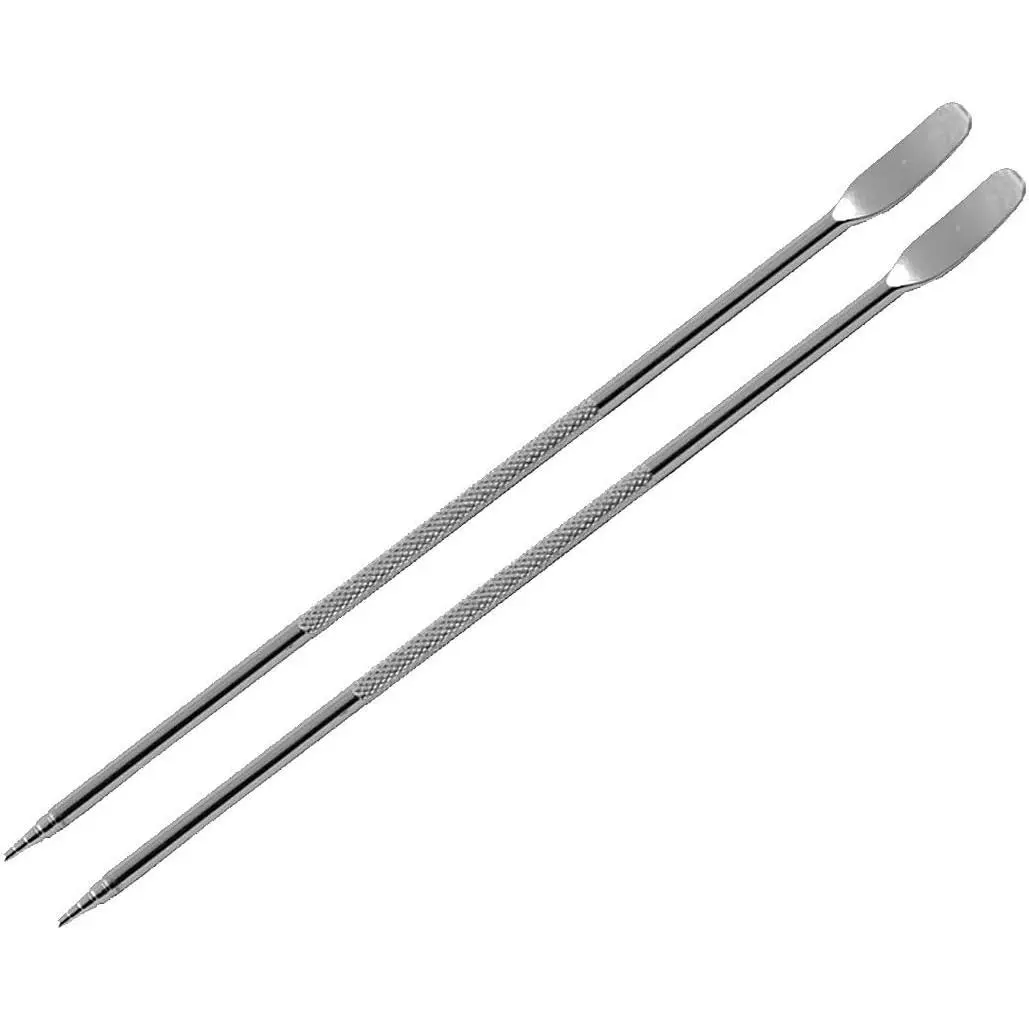 Stainless Steel Coffee Art Pen,Coffee Fancy  Barista Tool for Cappuccino Latte Espresso Decorating,2 Pieces
