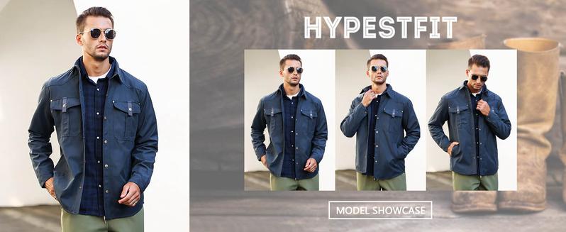 Men's Flannel Lined Shacket Jacket Plaid Brushed Lining Cowboy Western Twill Outdoor Shirt Jacket Men's Flannel Lined Shacket Jacket Plaid Brushed Lining Cowboy Western Twill Outdoor Shirt Jacket