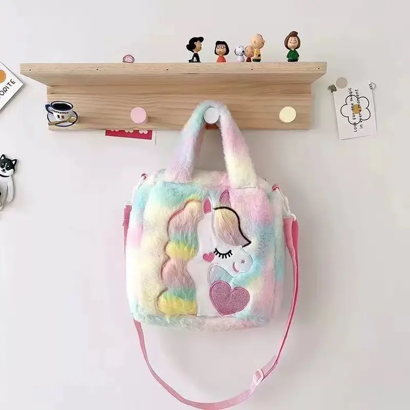 Cute Unicorn 3D - Multifunctional Crossbody Bag - for Girls for Teenager
