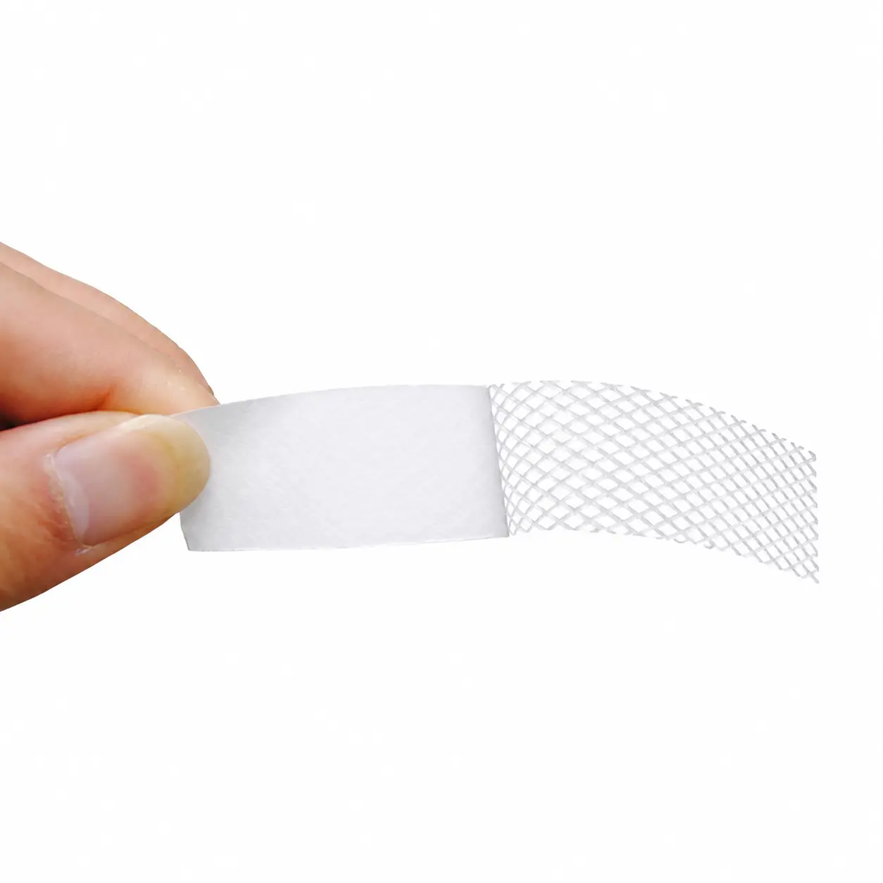 Double-Sided Heat-Activated Adhesive Film Tape for Fabric Bonding – Washable, Flexible Mesh-Reinforced Thermoplastic Tape Designed for Curtains, Garment Lining, DIY Sewing Projects, and Needle-Free Heat-Press Applications