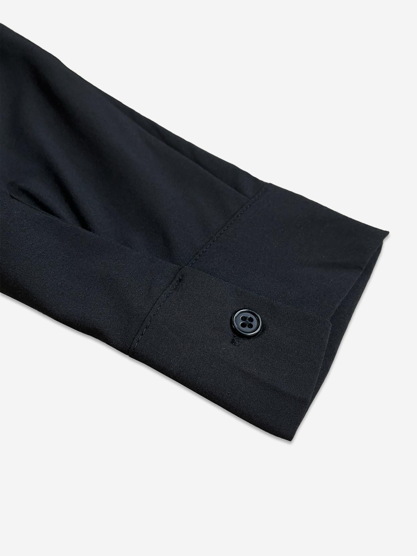 Solid Color Button-Up Woven Fit Mini Dress with Asymmetrical Hem, Elastic Ruffled Waist Design for Casual and Party Wear, Trending Tiktok Style for Teen Girls, Womenswear