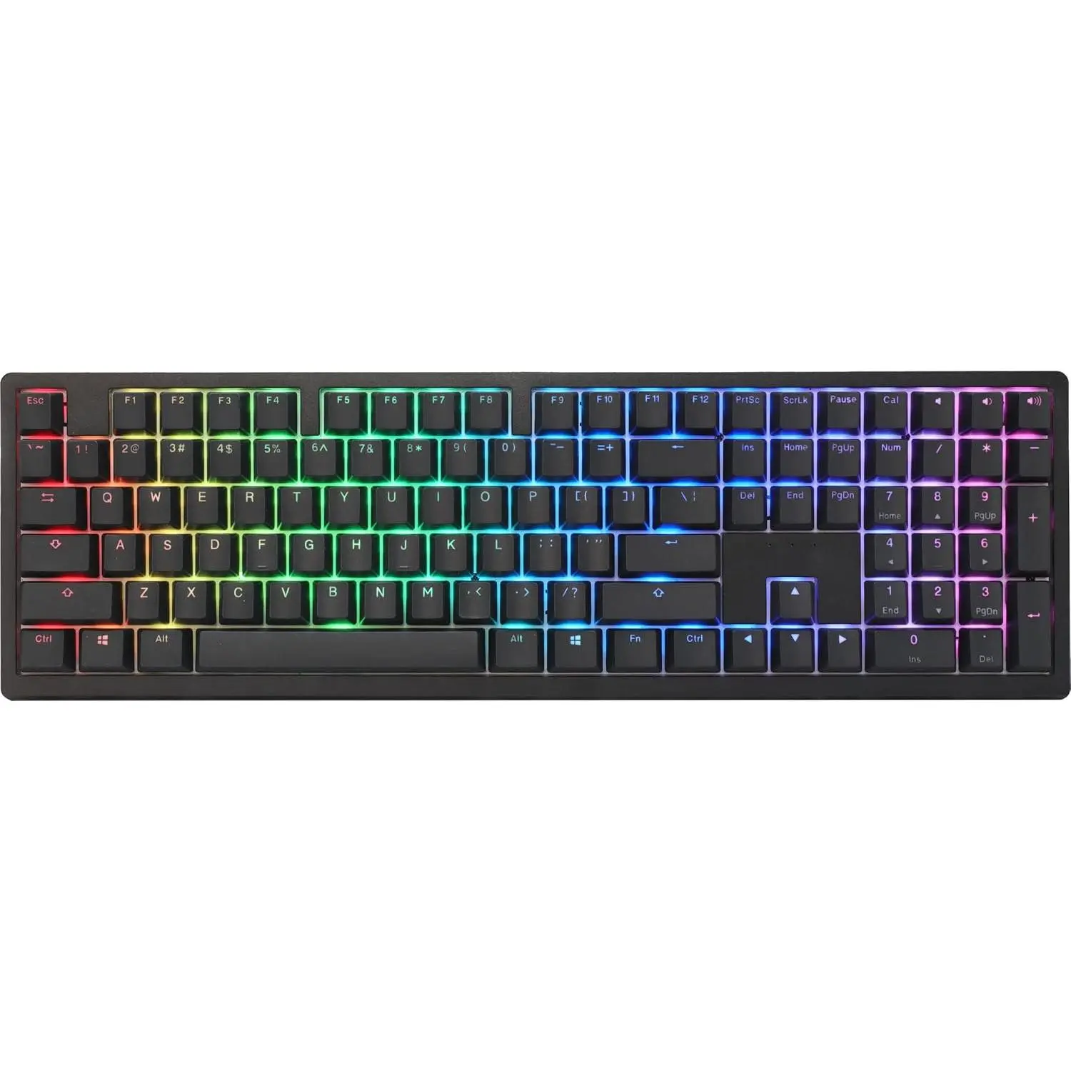 Zero 6108 Classic Black Hotswap  RGB Mechanical Keyboard - Cherry MX2A Red | Mechanical gaming keyboard with hot-swappable switches, RGB backlight,  and 2.4GHz