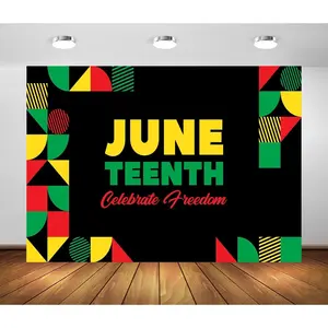 Juneteenth Wall Backdrop Tapestry - Lightweight African American Independence Day Decor for 6-19 Celebration, Room & Table Festive Supplies