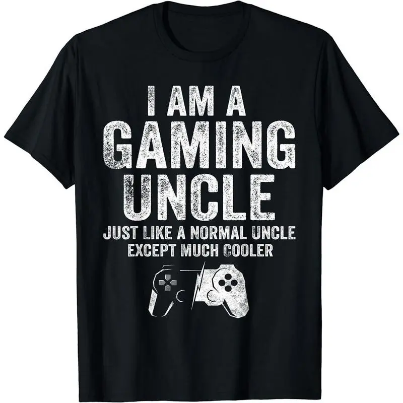 I Am A Gaming Uncle Funny Video Gamer Console Gift Unisex T-Shirt