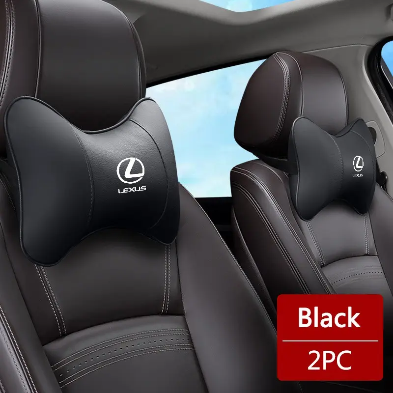 Car Safety Seat Headrest with Breathable Mesh, Adjustable Relax Pillow, Neck Rest Cushion for Lexus Models, Comfortable and Supportive