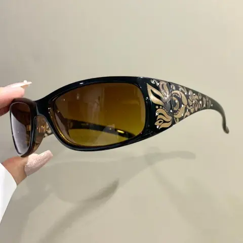 【Black Friday】Vintage Rhinestone Fashion Sunglasses for Men & Women, Metal Hinge Sunglasses, Boho Decorative Frame Eyewear, Trendy Shades #GLOBAL PICKS