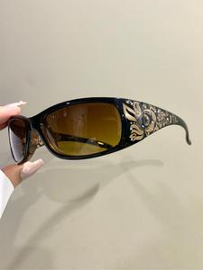 vintage rhinestones decorated tinted lens sunglasses, fashionable pc frame women sunglasses for everyday use, fashion style accessories for outdoor activities