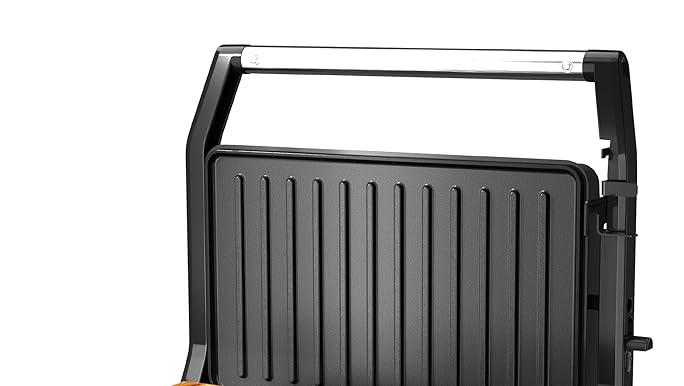 Panini Press Grill & Sandwich Maker - 2-Slice, 180° Adjustable Hinge, Non-Stick Aluminum Plates for Paninis, Quesadillas, Waffles & More, Easy to Clean, 850W Electric Griddle, Perfect for Kitchen