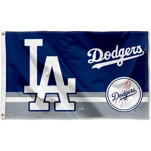 WinCraft Los Angeles Dodgers Logo Insignia 3x5 Foot Grommet Banner Flag