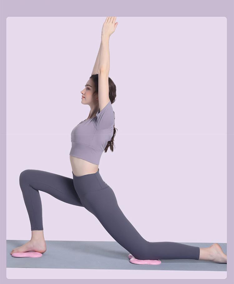 2-Pack Non-Slip Thickened Yoga Knee Pads, Yoga Mats, Portable Yoga Support Mats for Home and Gym Training, Fitness Mats