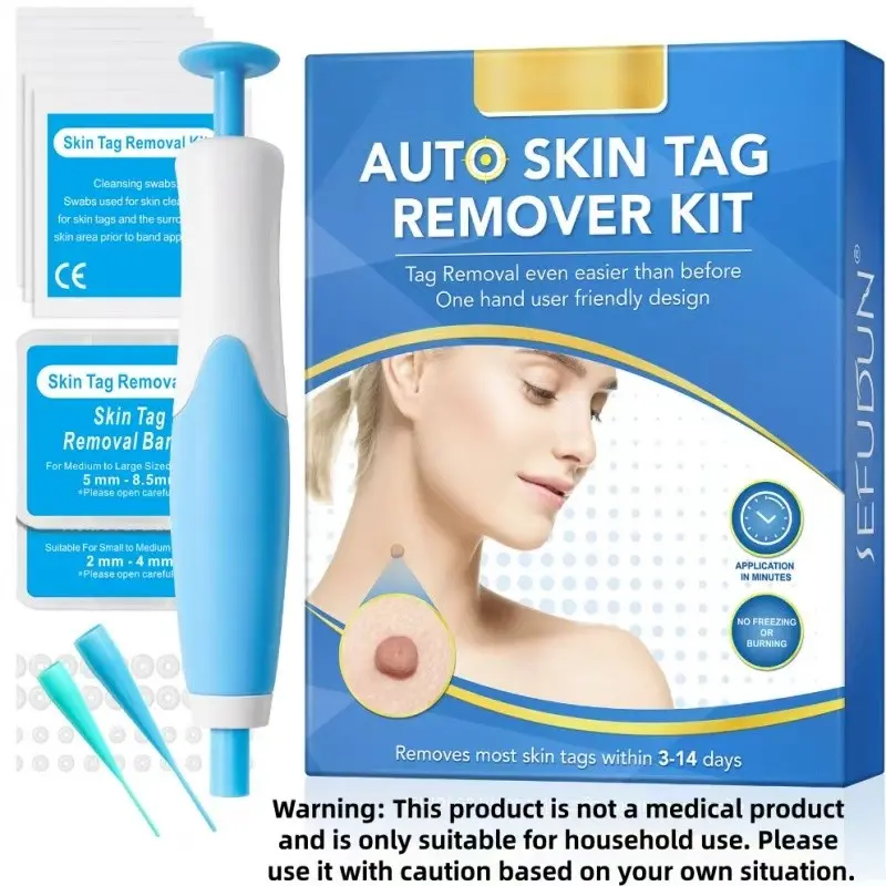Easy-to-use Dual-Head Skin Tag Removal Pen Set, Skin Tag Removal Kit, Hair Removal Tool Set. Beauty Tools Set (Not a Medical Product; Please Exercise Caution When Placing an Order).