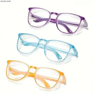 Anti Fog Blue Light Blocking Glasses for Men and Women, UV Protection Safety Eyewear, Lightweight Clear Lens Computer Glasses for Driving, Work, Travel and Outdoor Use, Eye Strain Relief Everyday Glasses