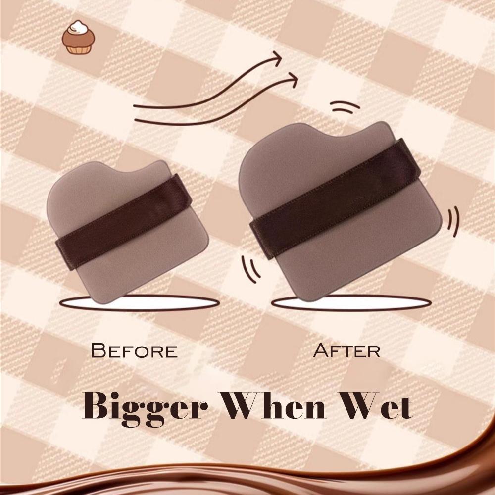 Chocolate's Powder Puff Set, 6pcs/set Multi-Purpose Makeup Tools, Soft & Skin-Friendly, Ideal for Foundation, Loose Powder, BB Cream, Cushion