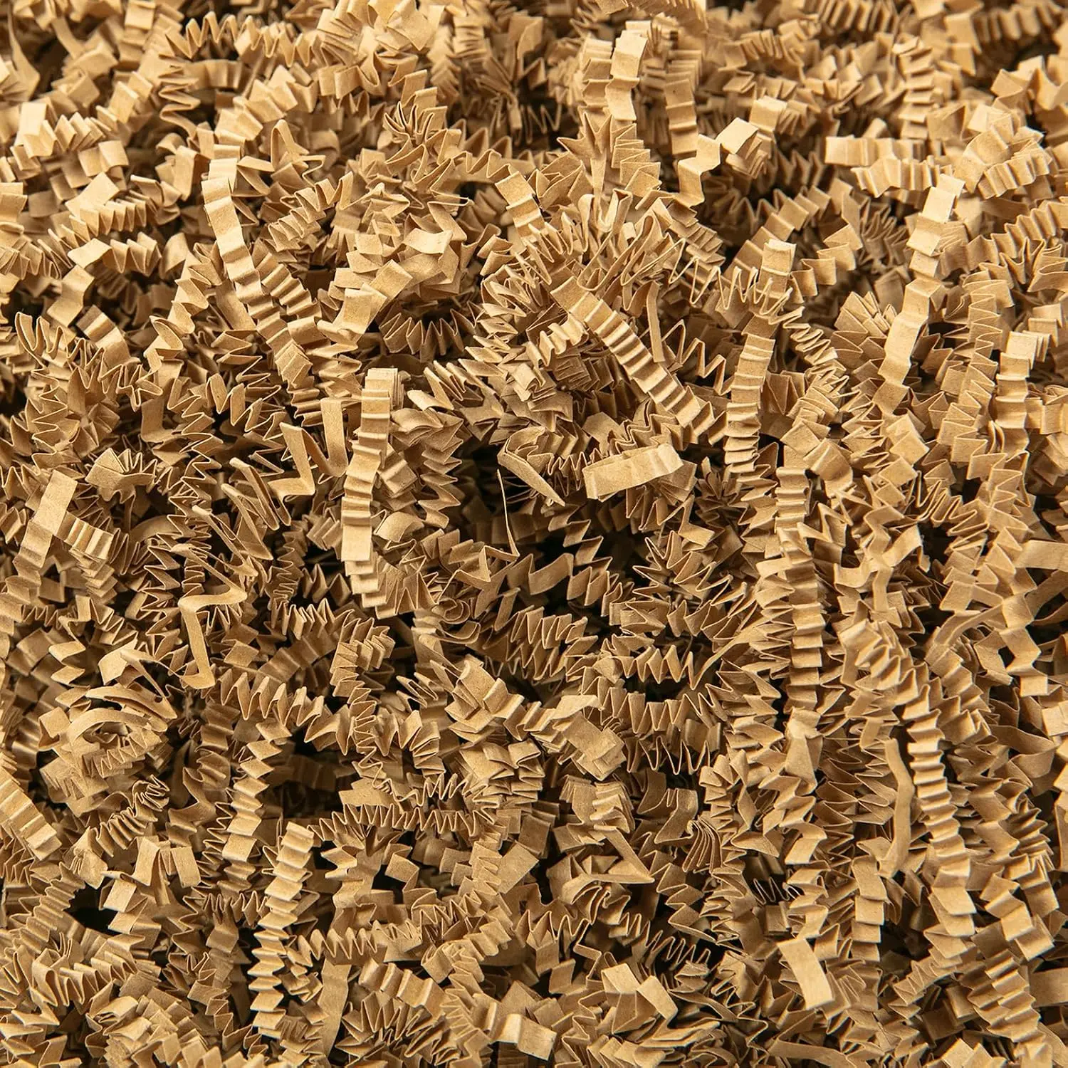 2 LB Crinkle Paper Filler Brown Shredded Paper for  Box Basket |  Basket Bag Filler - Kraf Grass Cushion Stuffing for Christmas Holiday Packaging Wrapping Crinkle Cut Paper Shred Filler